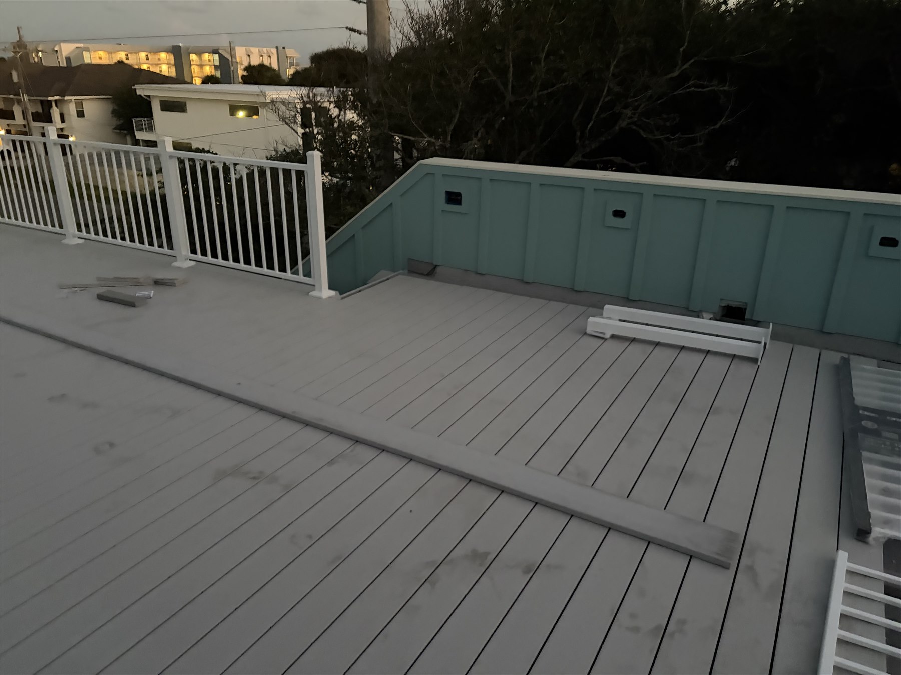 Decking & Finish Work at the Fernandina Beach jobsite